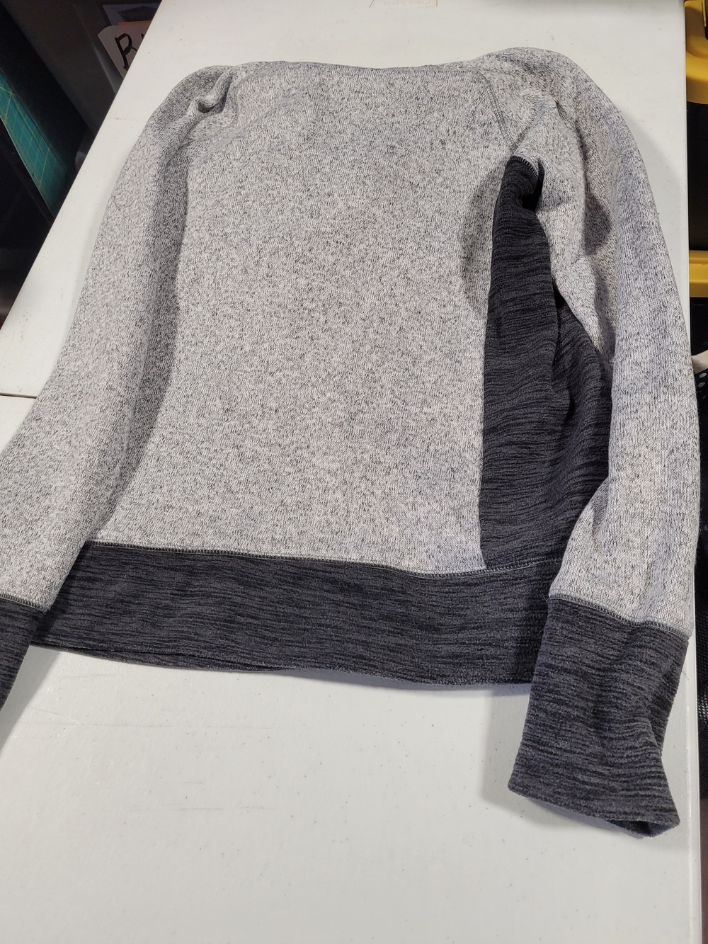 tek gear Gray & Charcoal Hooded Zip Jacket - Picture 3 of 3